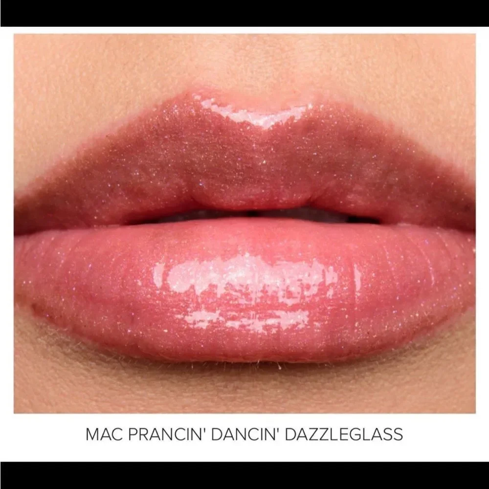 MAC rare Dazzleglass Brillant lip gloss NEw1.92g full size color Prancin Dancin